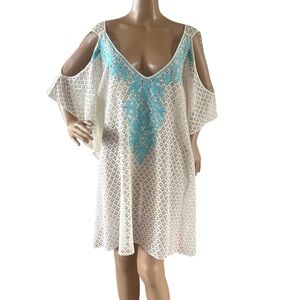 Kareena’s Kaftan Crochet Cover Up Swim Bohemian Elegant Oversize Tunic